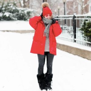 Eddie Bauer Goose Down Puffer Winter Coat Jacket